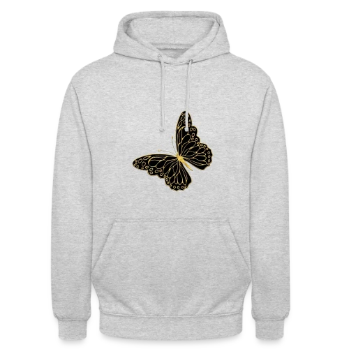 Papillon Élégant - Sweat-shirt à capuche unisexe