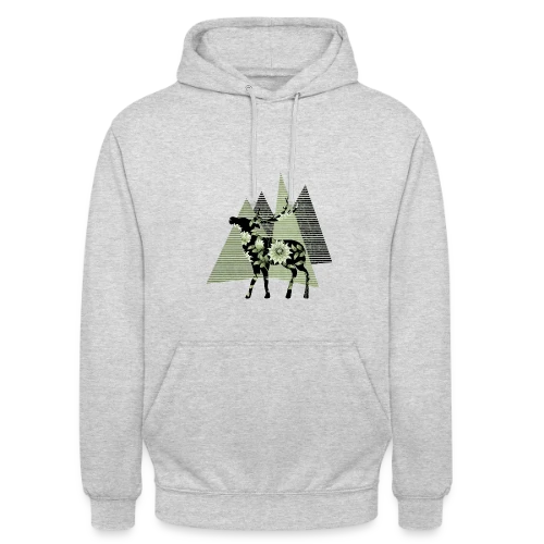 Cerf Majestueux - Sweat-shirt à capuche unisexe