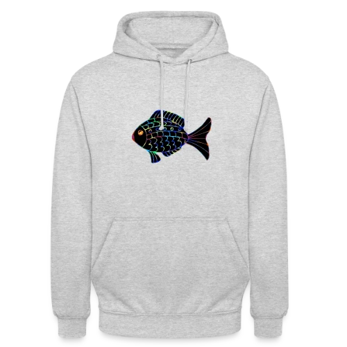 Passion Pêcheur - Motif Poisson - Sweat-shirt à capuche unisexe