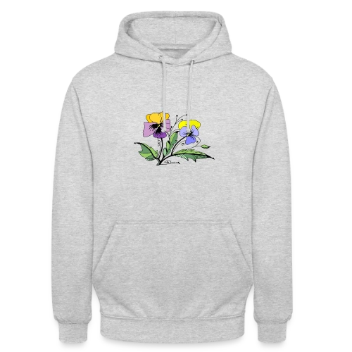 Éclat Floral - Sweat-shirt à capuche unisexe