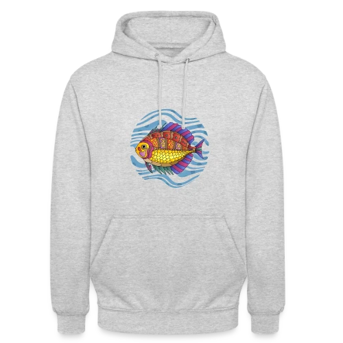 Passion Pêche - Sweat-shirt à capuche unisexe