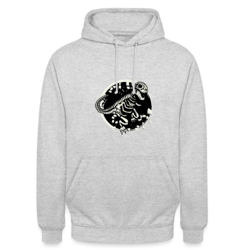 T-Rex Fossile : Le Squelette de Dinosaure Mythique - Sweat-shirt à capuche unisexe