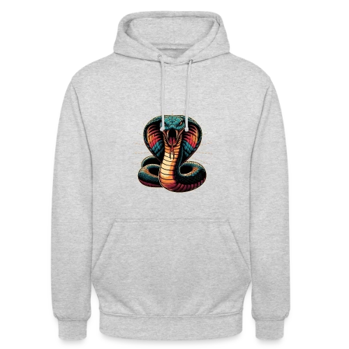 T-shirt Cobra Royal Éclatant : Style Dynamique et Vives Couleurs - Sweat-shirt à capuche unisexe