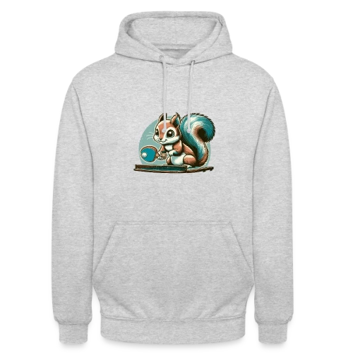 L'Écureuil Champion de Ping-Pong Cartoon - Sweat-shirt à capuche unisexe