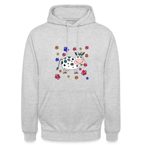 Krowa, la Vache Amusante - Sweat-shirt à capuche unisexe