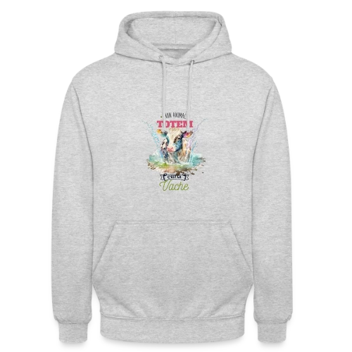 Ma Vache, Mon Animal Totem Humour - Sweat-shirt à capuche unisexe