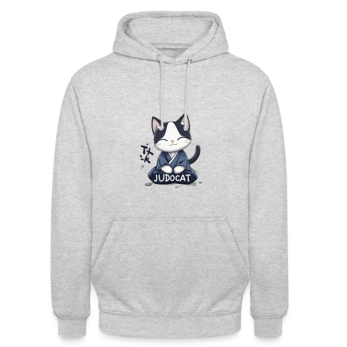 JUDOCAT: Le chat manga judoka - Sweat-shirt à capuche unisexe