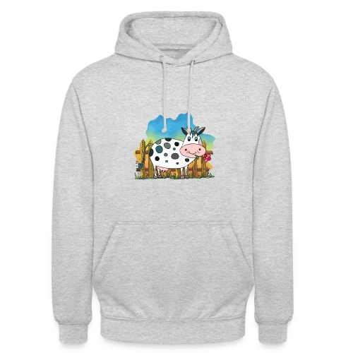La Vache Rigolote - Sweat-shirt à capuche unisexe