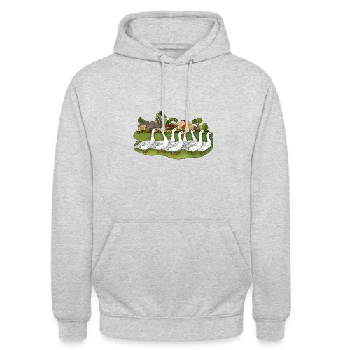 L'Oie Élégante - Sweat-shirt à capuche unisexe