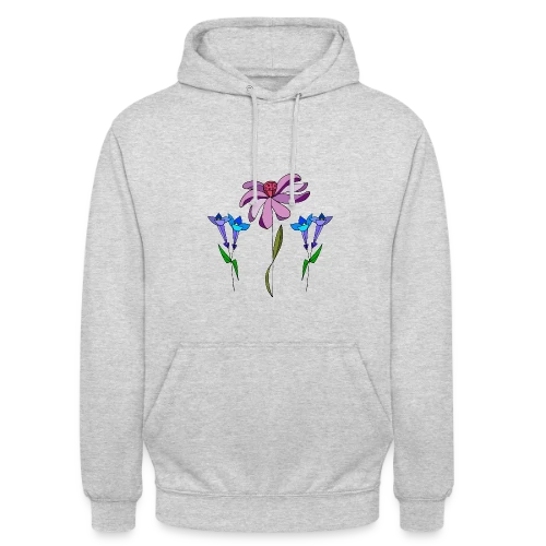Éclat Floral - Sweat-shirt à capuche unisexe