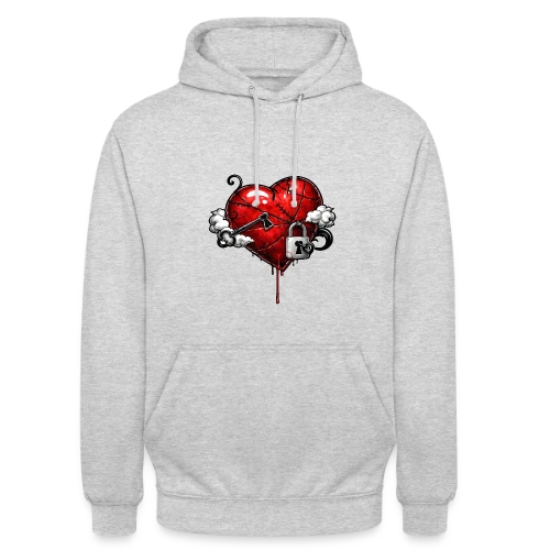 Cœur Résilient - Sweat-shirt à capuche unisexe