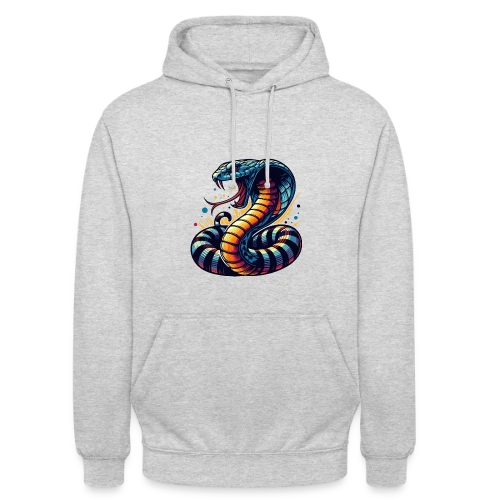 T-shirt Cobra Vibrant : Style Sauvage et Énergique - Sweat-shirt à capuche unisexe