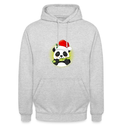 Panda Festif de Noël - Sweat-shirt à capuche unisexe