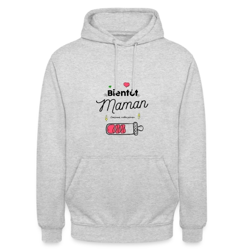 T-shirt Future Maman : Mon Cœur Bat Pour Deux - Sweat-shirt à capuche unisexe