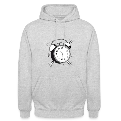 T-shirt Réveil Rétro 6h - L'Heure du Style Vintage - Sweat-shirt à capuche unisexe