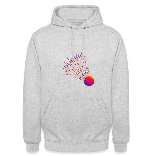Volant de Badminton Vibrant - Sweat-shirt à capuche unisexe