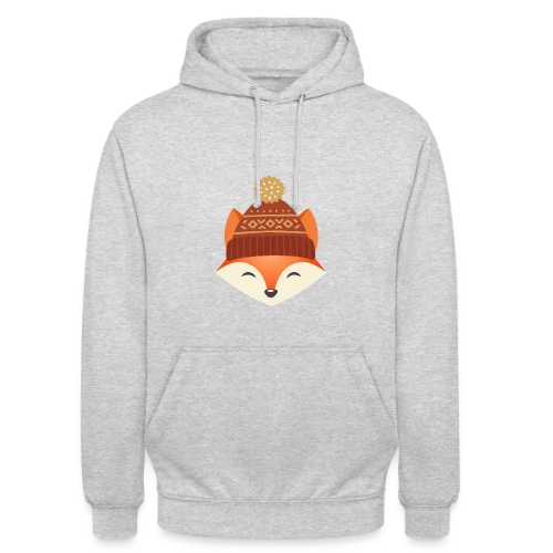 T-shirt Renard Urbain au Bonnet Stylé - Sweat-shirt à capuche unisexe