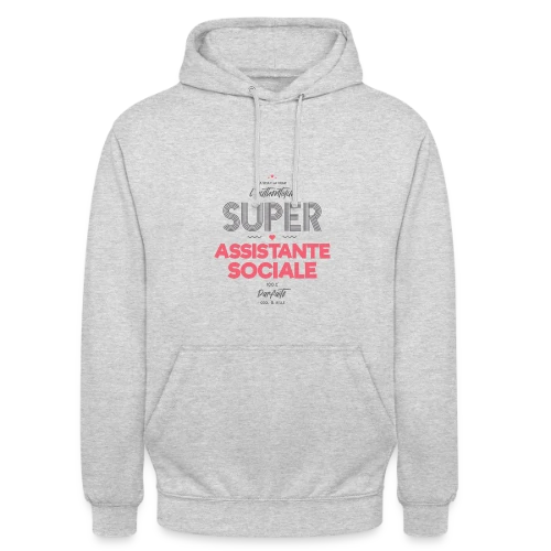 L'Authentique Super Assistante Sociale - Sweat-shirt à capuche unisexe