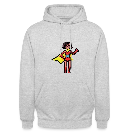 Super-Héroïne Rétro Mag - Sweat-shirt à capuche unisexe