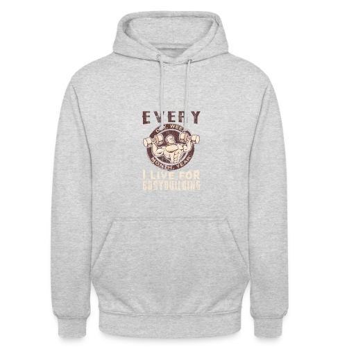 T-Shirt Bodybuilding: La Passion de la Musculation - Sweat-shirt à capuche unisexe