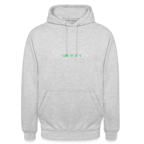 Hacker Pentest SQL Injection - Cybersécurité - Sweat-shirt à capuche unisexe