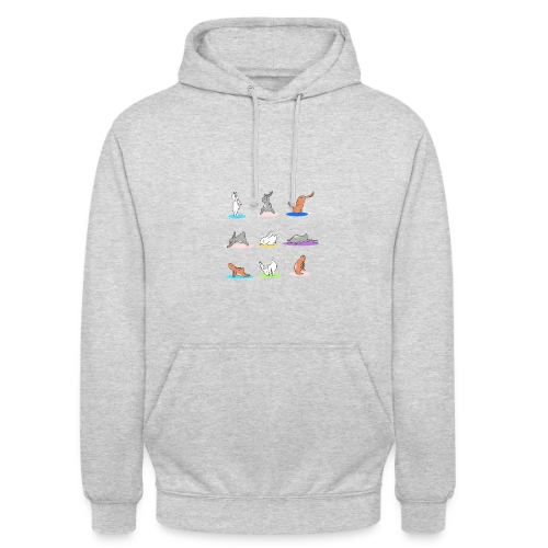 T-Shirt Lapin Yoga: Joyeuses Pâques Zen - Sweat-shirt à capuche unisexe