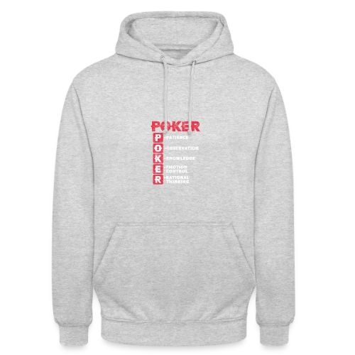 La Vie est un Poker - Sweat-shirt à capuche unisexe