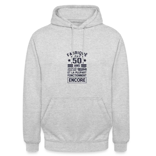 50 Ans Pièces d'Origine - Sweat-shirt à capuche unisexe