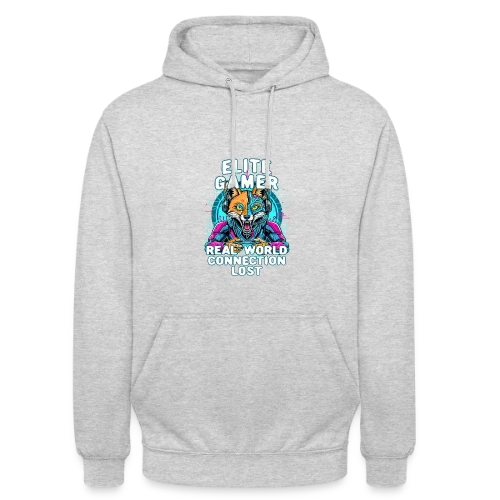 Élite Gamer : Connexion Fox Humour Geek - Sweat-shirt à capuche unisexe