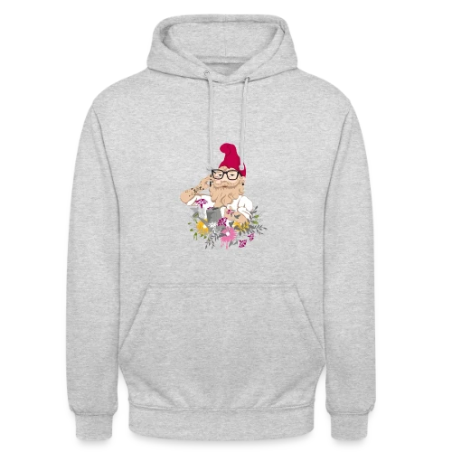 Jardinier Hipster - Sweat-shirt à capuche unisexe