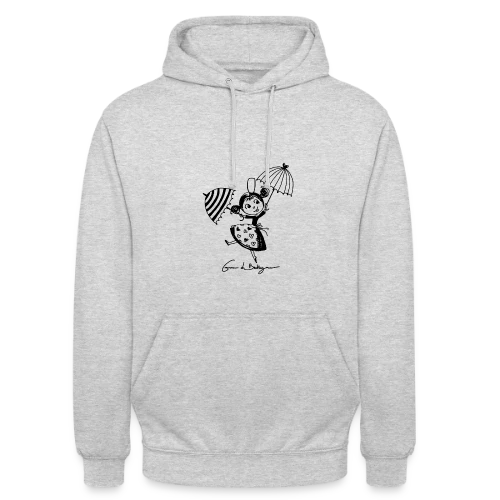 Bigoudène Joyeuse Parapluies - Sweat-shirt à capuche unisexe