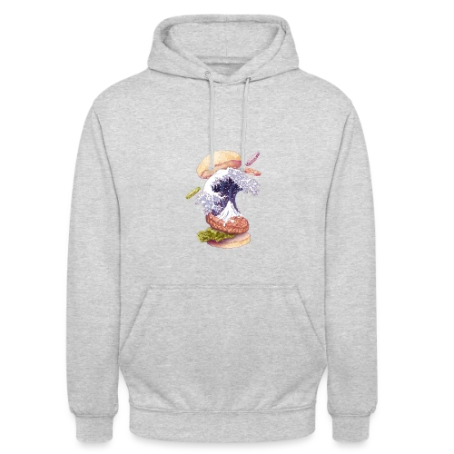 La Vague Gourmande de Kanagawa - Sweat-shirt à capuche unisexe
