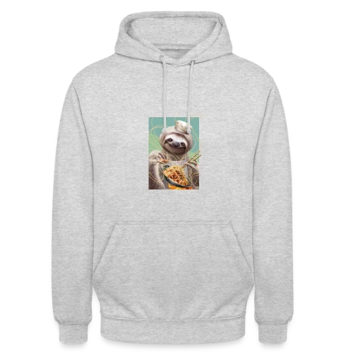 Le Paresseux Chef des Nouilles Sautées - Sweat-shirt à capuche unisexe