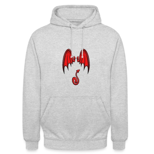 Ailes & Queue de Diable Cartoon - Sweat-shirt à capuche unisexe