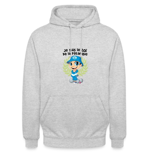 Roi de la pétanque - Sweat-shirt à capuche unisexe