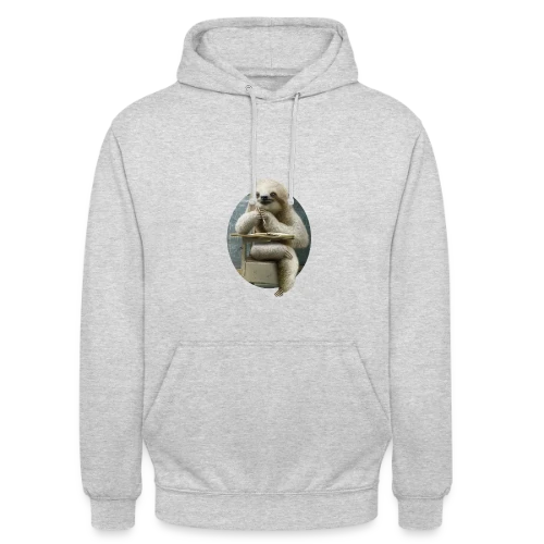 T-shirt Paresseux Studieux en Classe - Sweat-shirt à capuche unisexe