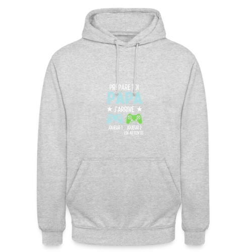 T-Shirt Futur Papa Gamer - Annonce Grossesse Humour - Sweat-shirt à capuche unisexe