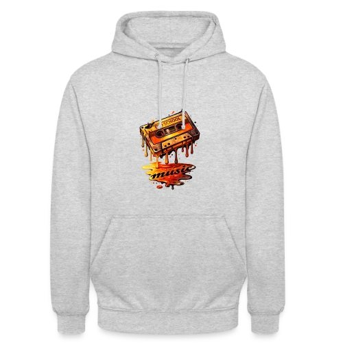 T-shirt Rétro Cassette Audio : L'Esprit 80s - Sweat-shirt à capuche unisexe