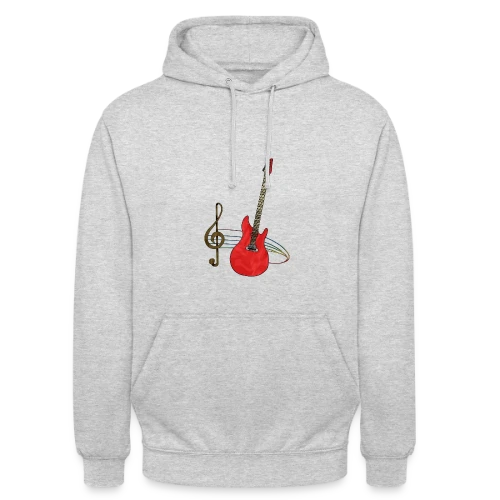 T-shirt Guitare Passion - Sweat-shirt à capuche unisexe