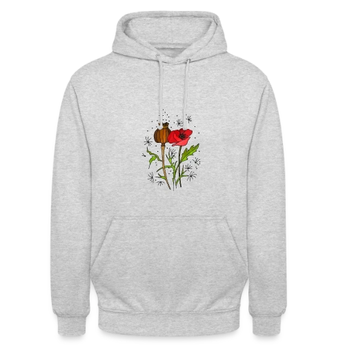 Éclat Floral - Sweat-shirt à capuche unisexe
