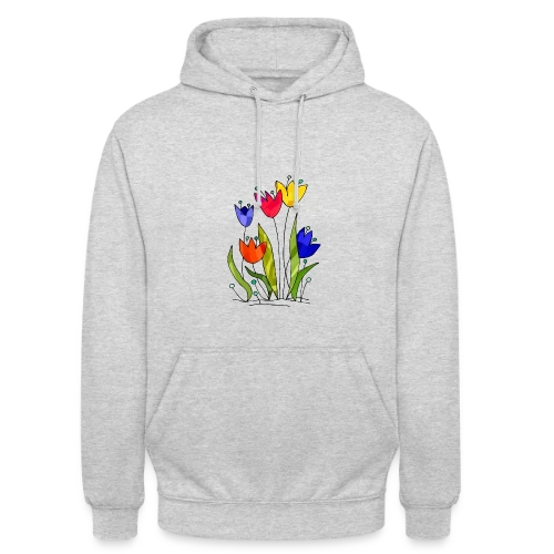 Bouquet de Fleurs - Sweat-shirt à capuche unisexe