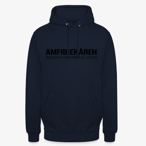 Amfibiekåren -Swedish Amphibious Corps - Luvtröja unisex