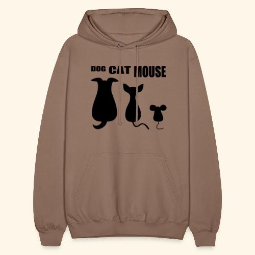 dog cat mouse - Unisex Hoodie