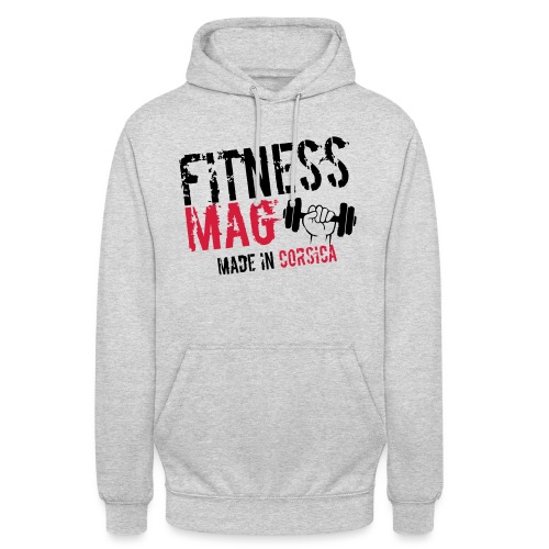 Fitness Mag made in corsica 100% Polyester - Sweat-shirt à capuche unisexe