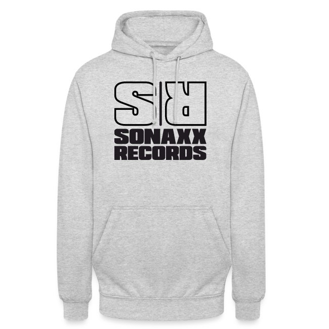 Sonaxx Records Logo sort (firkantet)