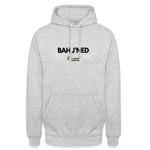 BAH'JNED - Sweat-shirt à capuche unisexe