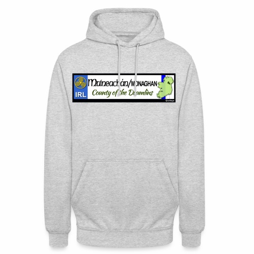 MONAGHAN, IRELAND: licence plate tag style decal - Unisex Hoodie