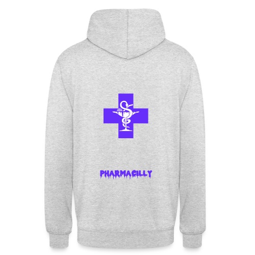 Farmacia TEXT png - Sweat-shirt à capuche unisexe