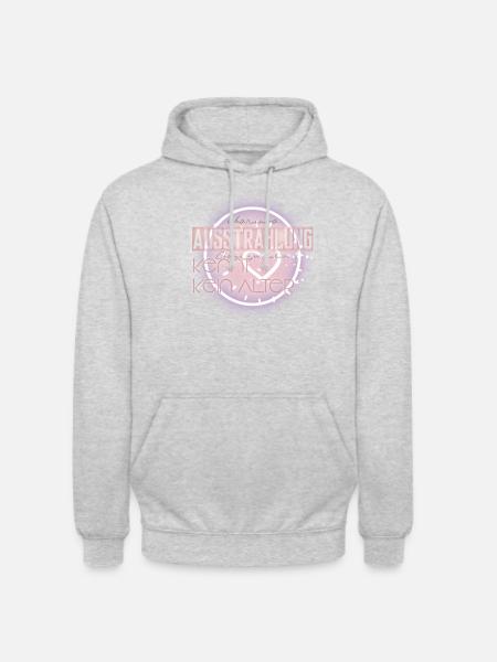 Ausstrahlung kennt kein Alter - Unisex Hoodie - Hellgrau meliert