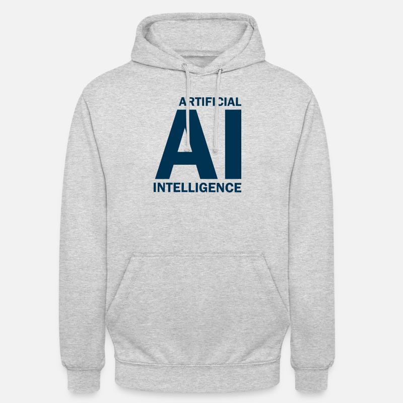 Artificial Intelligence - Artificial Intelligence - Unisex Hoodie - light heather grey